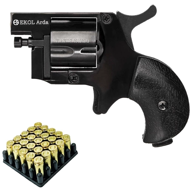 Стартовий револьвер Ekol Arda Black 8 мм - зображення 1