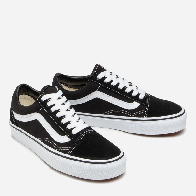 ЖІночі кеди низькі Tenisówki damskie materiałowe do kostki Vans Old Skool VN000D3HY281 40 (7.5US) 25.5 см Чорні (700053803848) - зображення 2