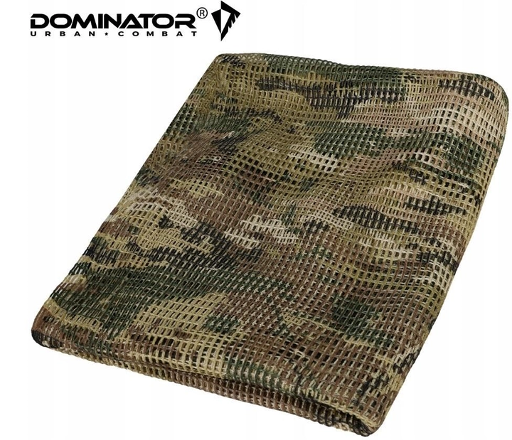 Снайперская маскировочная сетка Dominator мультикам 170 x 90 см - изображение 2