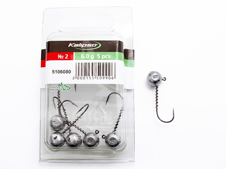 Джиг головка Kalipso №1/0 4.0g(5),51060640 - Фото 2 Джиг головка Kalipso №1/0 4.0g(5),51060640 - изображение 2