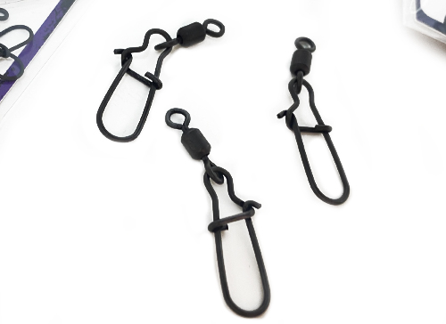 Застібка з вертлюжком Intech Quick lock Snap Rolling Matt black (5 шт) (#00),FS0642612 - Фото 2 Застібка з вертлюжком Intech Quick lock Snap Rolling Matt black (5 шт) (#00),FS0642612 - зображення 2