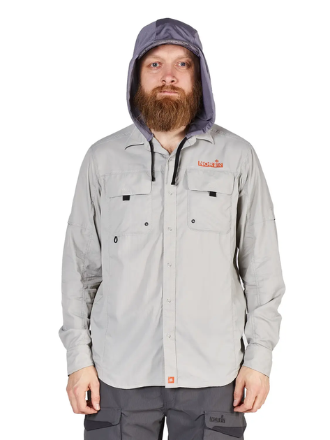 Сорочка з капюшоном "UV" Norfin FOCUS HOOD (,657003-L - изображение 2