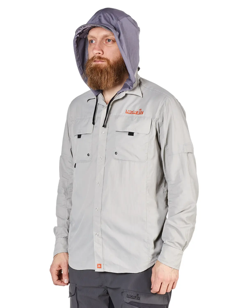 Сорочка з капюшоном "UV" Norfin FOCUS HOOD (,657003-L - изображение 3