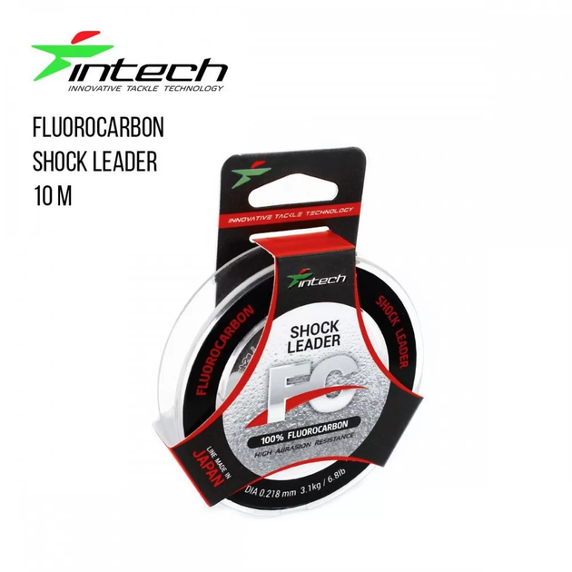 Флюорокарбон Intech FC Shock Leader 10м (0.200mm (2.6kg / 5.7lb)),FS0630134 - Фото 1 Флюорокарбон Intech FC Shock Leader 10м (0.200mm (2.6kg / 5.7lb)),FS0630134 - изображение 1