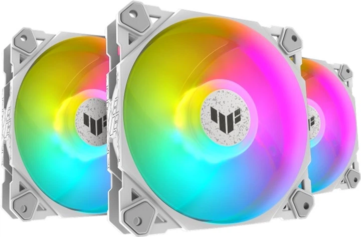 Zestaw chłodzenia ASUS TUF Gaming TF120 ARGB 3IN1 White (90DA0033-B09030) - Zdjęcie 2 Zestaw chłodzenia ASUS TUF Gaming TF120 ARGB 3IN1 White (90DA0033-B09030) - obraz 2