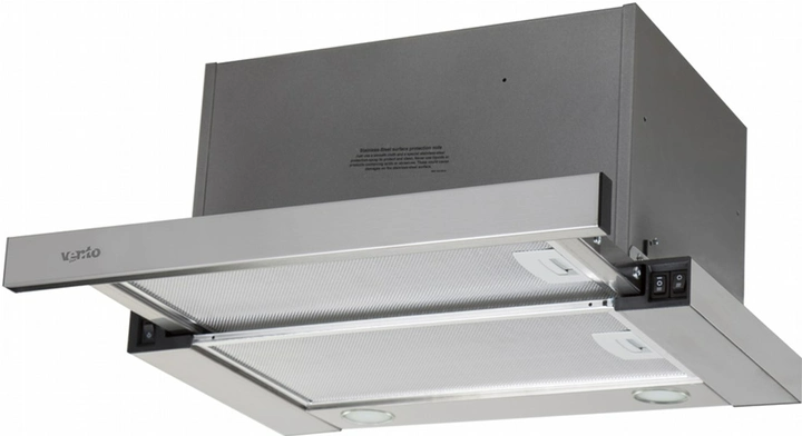 Витяжка Ventolux GARDA 50 INOX (1100) SMD LED - изображение 2