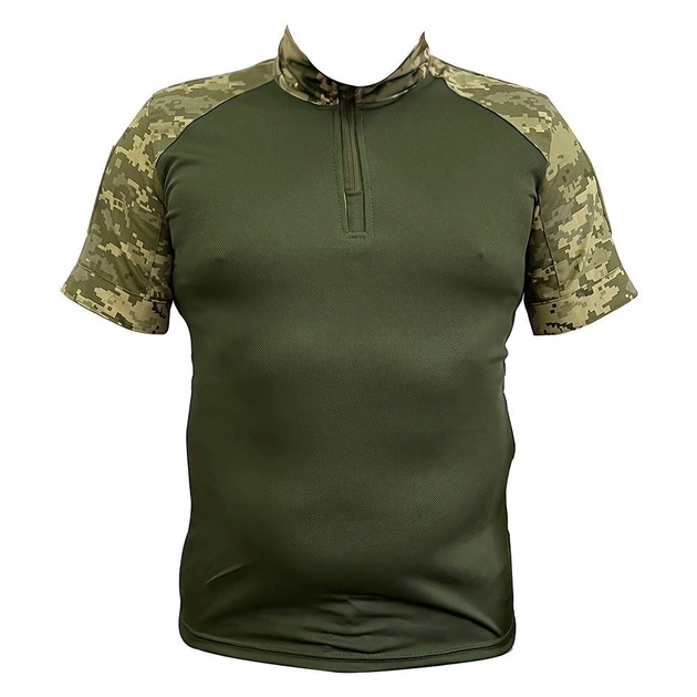 Мужская тактическая рубашка-поло убакс с коротким рукавом Newt Polo Tactic хаки NE-POLU-023-L - изображение 2