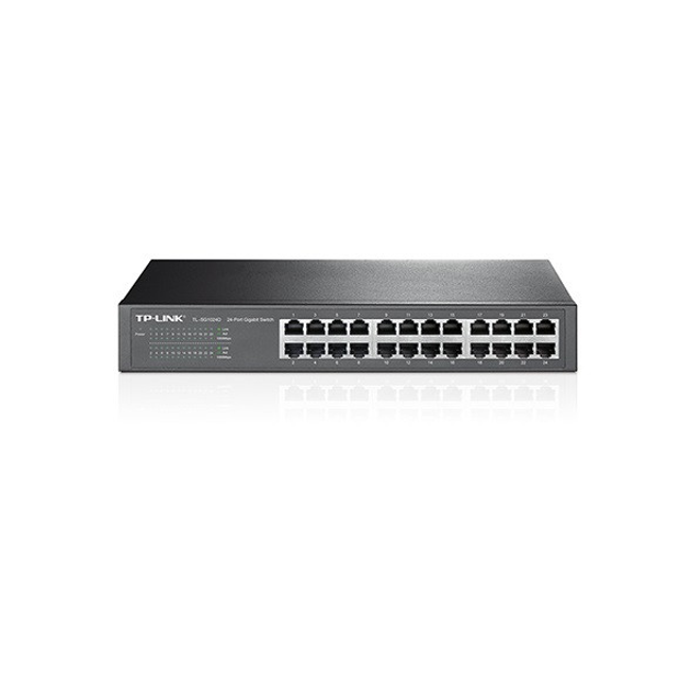 Коммутатор TP-LINK TL-SG1024D 24xGE неуправляемый 13" 1U – фото, отзывы ...