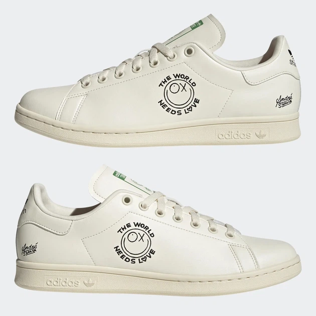 Sneakersy damskie z eko skóry do kostki adidas Originals Stan Smith x Andre Saraiva GZ2202 37.5 (4.5UK) 23 cm Kremowe (4065426140422) - obraz 9