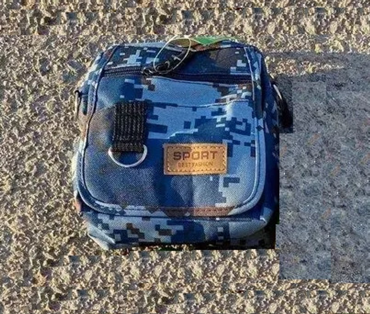Военная сумка-аптечка на пояс Синий пиксель (Kali) - изображение 2