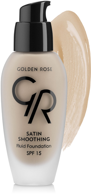 Golden Rose Satin Smoothing Fluid Foundation SPF15 34ml 