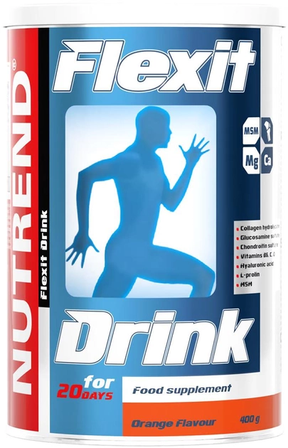 Suplement diety Nutrend Flexit Drink 400 g Orange (8594014865073) - obraz 1