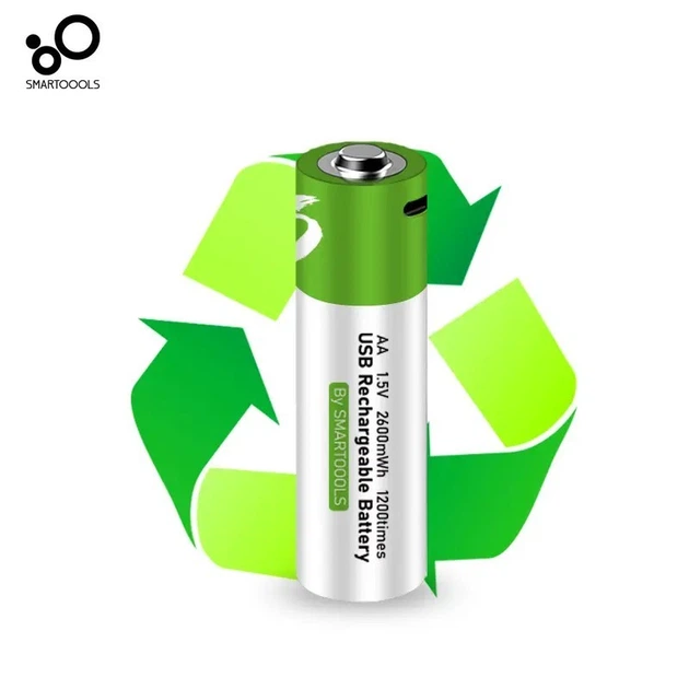 Батарейки AA з функцією перезарядки (акумуляторні) Smarttools 2600 mWh, 4 штуки (AA-2600-R) - зображення 2