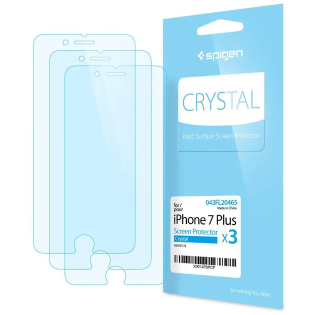 Защитная пленка Spigen Screen Protector для iPhone 8 Plus | 7 Plus Clear (043FL20465) - Фото 1 Защитная пленка Spigen Screen Protector для iPhone 8 Plus | 7 Plus Clear (043FL20465) - изображение 1