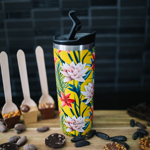 Кружка (дорожня) Qwetch 470 ml. TROPICAL Jaune (QM6015) - изображение 4