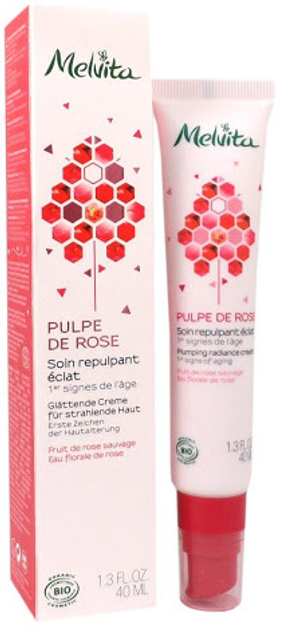 Крем Melvita Pulpe de Rose Plumping Radiance Cream проти перших ознак старіння 40 мл (3284410040185) - зображення 1