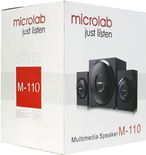 Акустична система Microlab M-110 Black - зображення 8