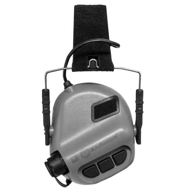 Навушники Активні Earmor M31 Grey + Кріплення Premium до шолома Чебурашки (151383) - зображення 2