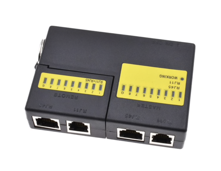Тестер витой пары RJ45, RJ11 - Фото 1 Тестер витой пары RJ45, RJ11 - изображение 1