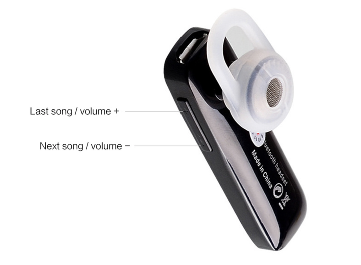 Bluetooth гарнітура універсальна сумісна з усіма телефонами арт.100051 - Фото 3 Bluetooth гарнітура універсальна сумісна з усіма телефонами арт.100051 - зображення 3