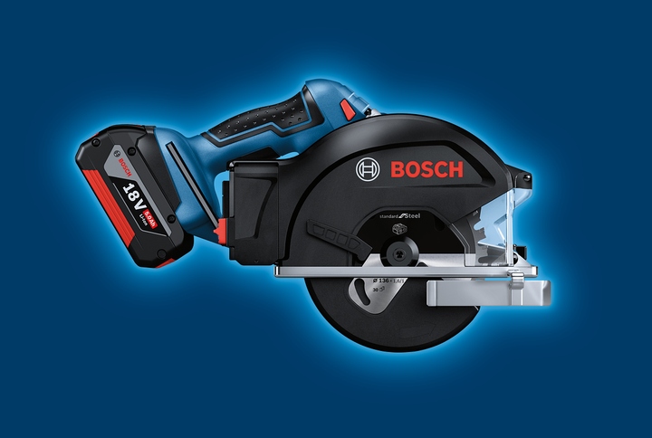Акумуляторна циркулярна пила Bosch GKM 18V-50, 2 x GBA 18V 5.0Ah , GAL 18V-40 + диск Standard for Steel (06016B8002) - Фото 11 Акумуляторна циркулярна пила Bosch GKM 18V-50, 2 x GBA 18V 5.0Ah , GAL 18V-40 + диск Standard for Steel (06016B8002) - зображення 11