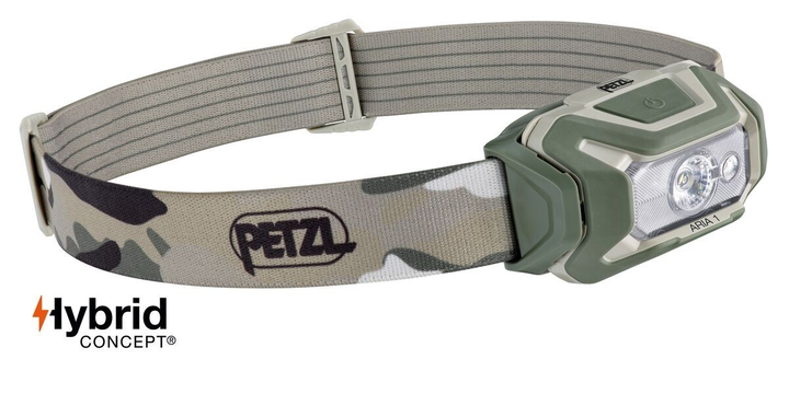 Налобный фонарь Petzl Aria 1 Rgb 350 lm camo с белым или красным ...