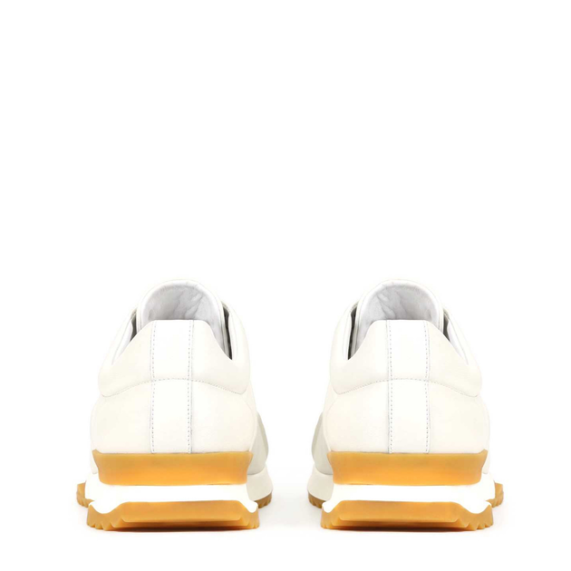 Buty sportowe skórzane na grubej podeszwie do kostki Kazar 59797-01-B6 44 Kremowe (5903387648290) - obraz 3