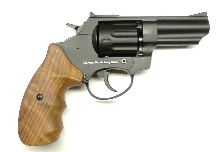Револьвер під патрон Флобера Ekol Viper 3" (черний / бук) black - зображення 2