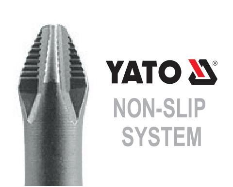 Набор отверточных насадок YATO YT-0483 1/4" 50 мм 10 шт. - изображение 2