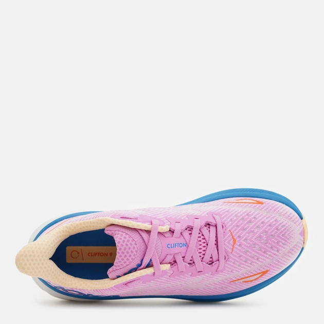 Женские кроссовки для бега HOKA ONE ONE Clifton 9 1127896 39.5 (7.5US) 24.5 см Розовые (196565176004) - Фото 5 Женские кроссовки для бега HOKA ONE ONE Clifton 9 1127896 39.5 (7.5US) 24.5 см Розовые (196565176004) - изображение 5