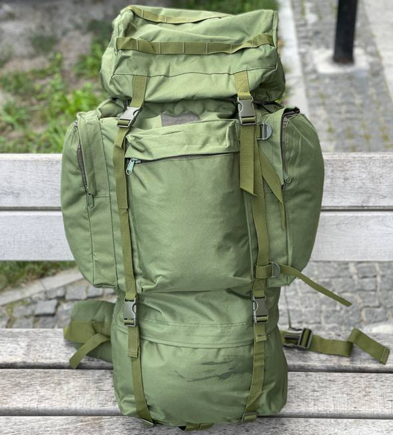 Вместительный рюкзак 110 л Оливковый (Kali) - изображение 1