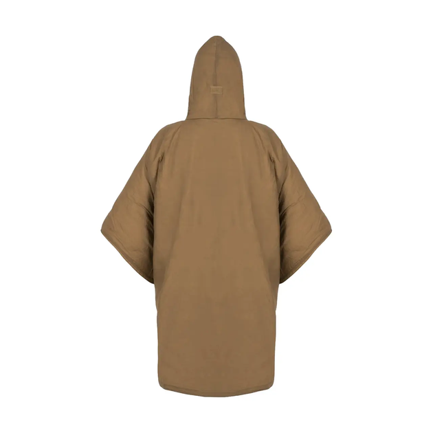 Плащ туристический дождевик пончо полевой Swagman Roll Helikon-Tex 145х200см универсальный водонепроницаемый с капюшоном на затяжке и карманом Койот (Kali) - Фото 4 Плащ туристический дождевик пончо полевой Swagman Roll Helikon-Tex 145х200см универсальный водонепроницаемый с капюшоном на затяжке и карманом Койот (Kali) - изображение 4