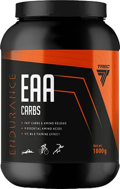 Амінокислоти Trec Nutrition EAA Carbs 1000 г Jar Ананас (5902114041038) - зображення 1