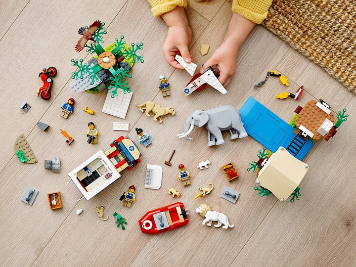 Конструктор LEGO City Табір порятунку диких тварин 503 деталі (60307) - зображення 5
