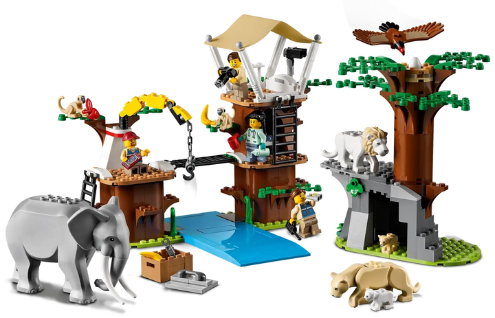 Конструктор LEGO City Табір порятунку диких тварин 503 деталі (60307) - зображення 6