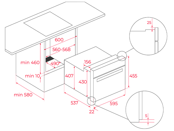 Духовой шкаф Teka - HLC 8440 C WH 111160011 - изображение 13
