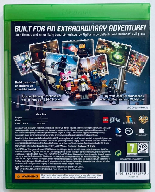 The LEGO Movie Videogame, Б/У, русская версия - диск для Xbox One - изображение 2