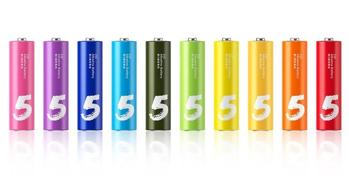 Батарейки ZMI Rainbow AA batteries 10pcs AA501 - набор 10 штук - изображение 4
