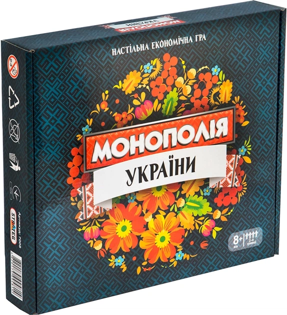 Настільна гра Strateg Монополія України (4820175994814) - Фото 1 Настільна гра Strateg Монополія України (4820175994814) - изображение 1