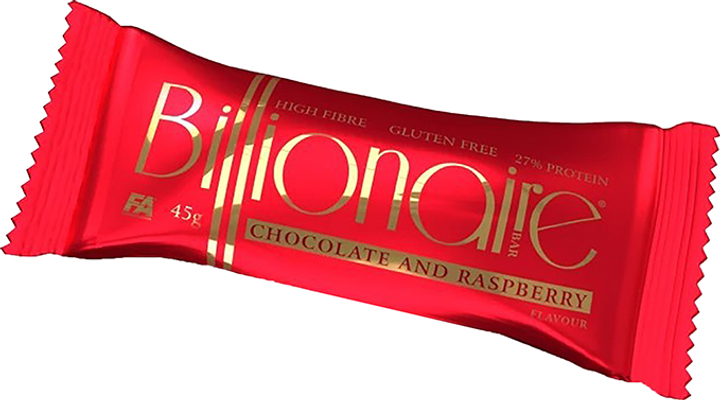 Baton proteinowy FA Nutrition Billionaire Bar 45 g Czekoladowo-Malinowy (5902448263502) - obraz 1