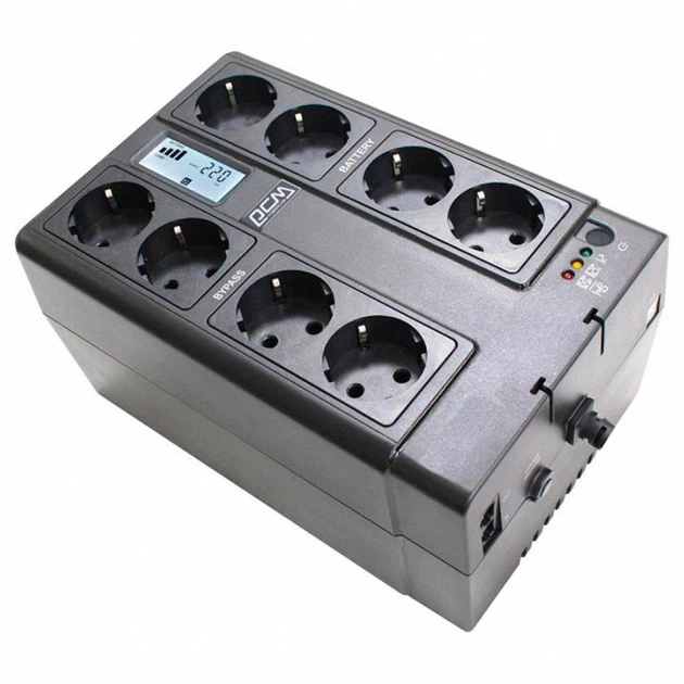 Устройство бесперебойного питания Powercom CUB-850N - Фото 3 Устройство бесперебойного питания Powercom CUB-850N - изображение 3