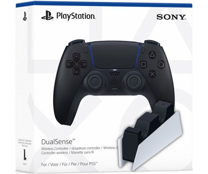 Sony DualSense (Midnight Black) + Зарядная станция Sony DualSense ...