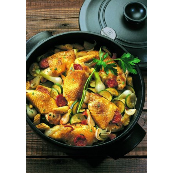 Кастрюля с крышкой Emile Henry Cookware 4 л черная (794540) - изображение 4