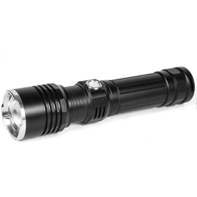 Ліхтар Quantum ручний Solid-M 10W LED з USB + Li-ion18650/1500mAh, blister - изображение 2