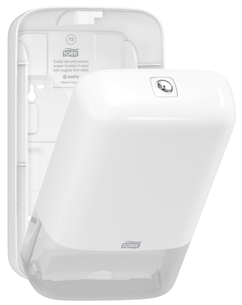 Диспенсер TORK Elevation для листового туалетного паперу білий 556000 - зображення 2