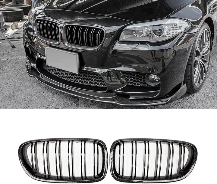 Решеткb Радиатора БМВ Ф10 Ф11 ноздри BMW 5 F10 F11 М5 карбон - изображение 4