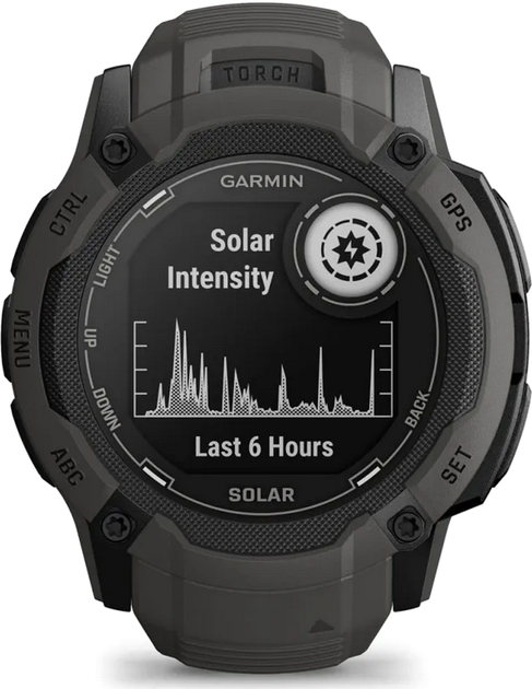Смарт-годинник Garmin Instinct 2X Solar Graphite (010-02805-10/00 ...