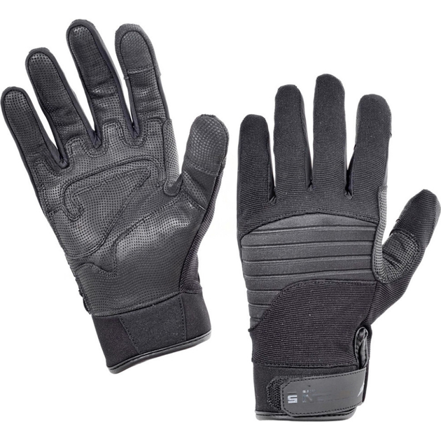 Перчатки Defcon 5 Armor Tex Gloves With Leather Palm размер M черные - изображение 1