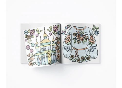 Водяные раскраски С Украиной в сердце (укр) Crystal Book F00030250 - изображение 2