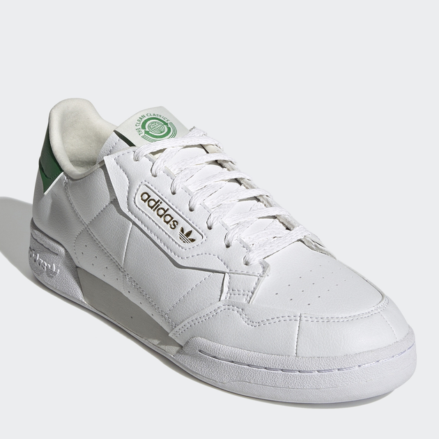 Sneakersy damskie z eko skóry do kostki adidas Originals Continental 80 FY5468 40.5 (7UK) 25.5 cm Biały/Zielony (4064036367311) - obraz 2